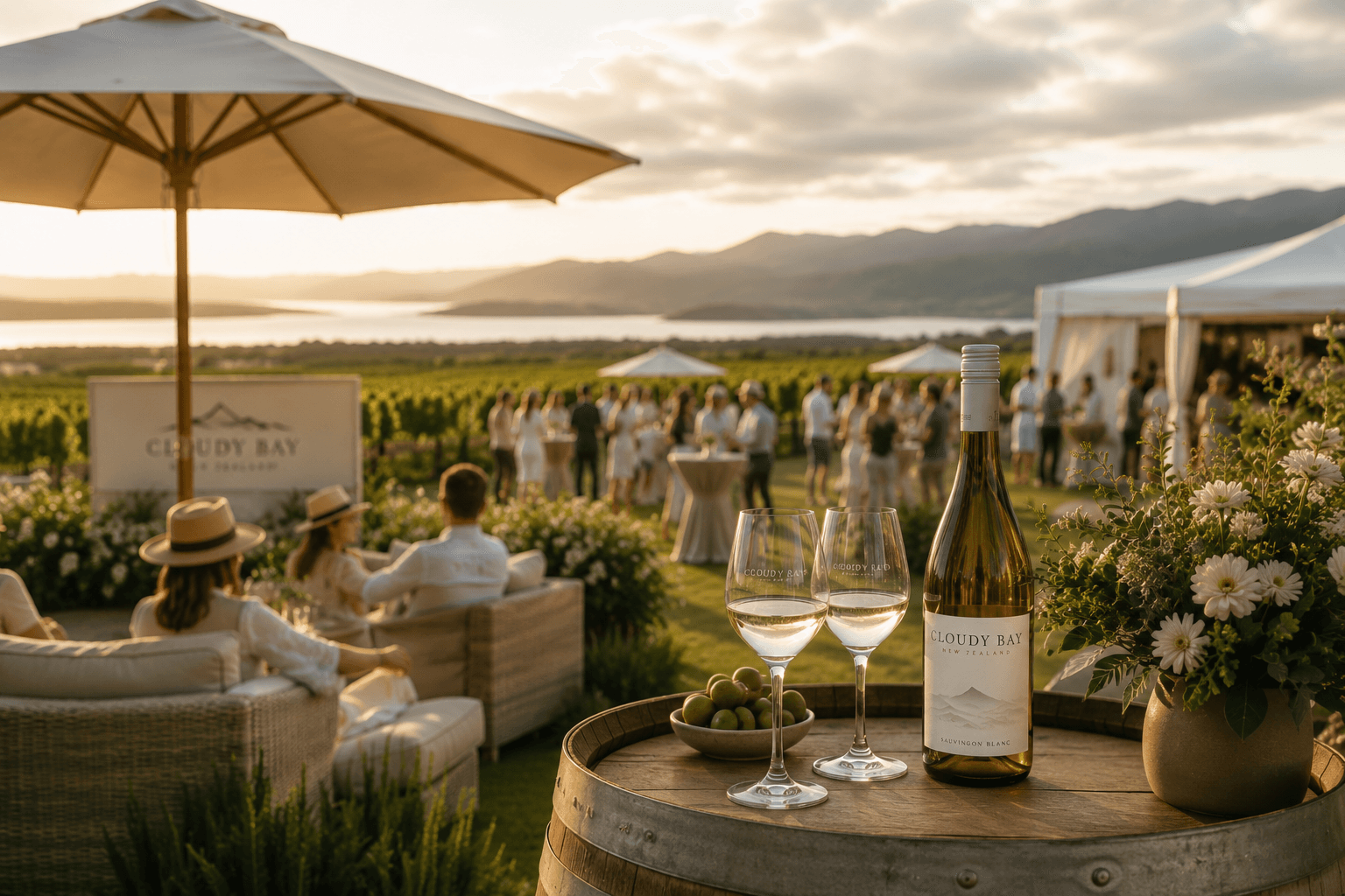 Marlborough landscape and show-jumping hospitality setting
